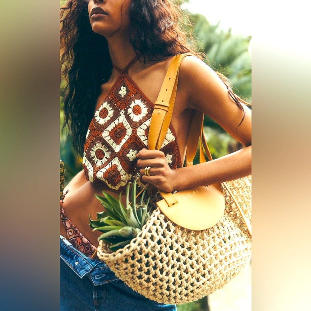 Eilaf Dom Large Woven Tote Bag